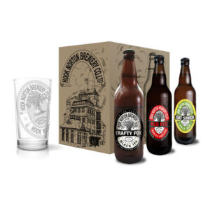 Crafty Three Bottle Beer Pint Glass Pack - Hook Norton Brewery