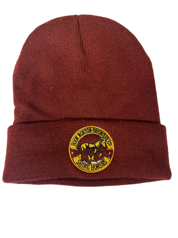 Embroidered Hook Norton Brewery Shire Horse Beanie